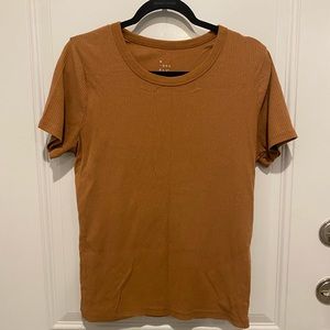 2 A New Day ribbed tops, Dark Orange and Black!